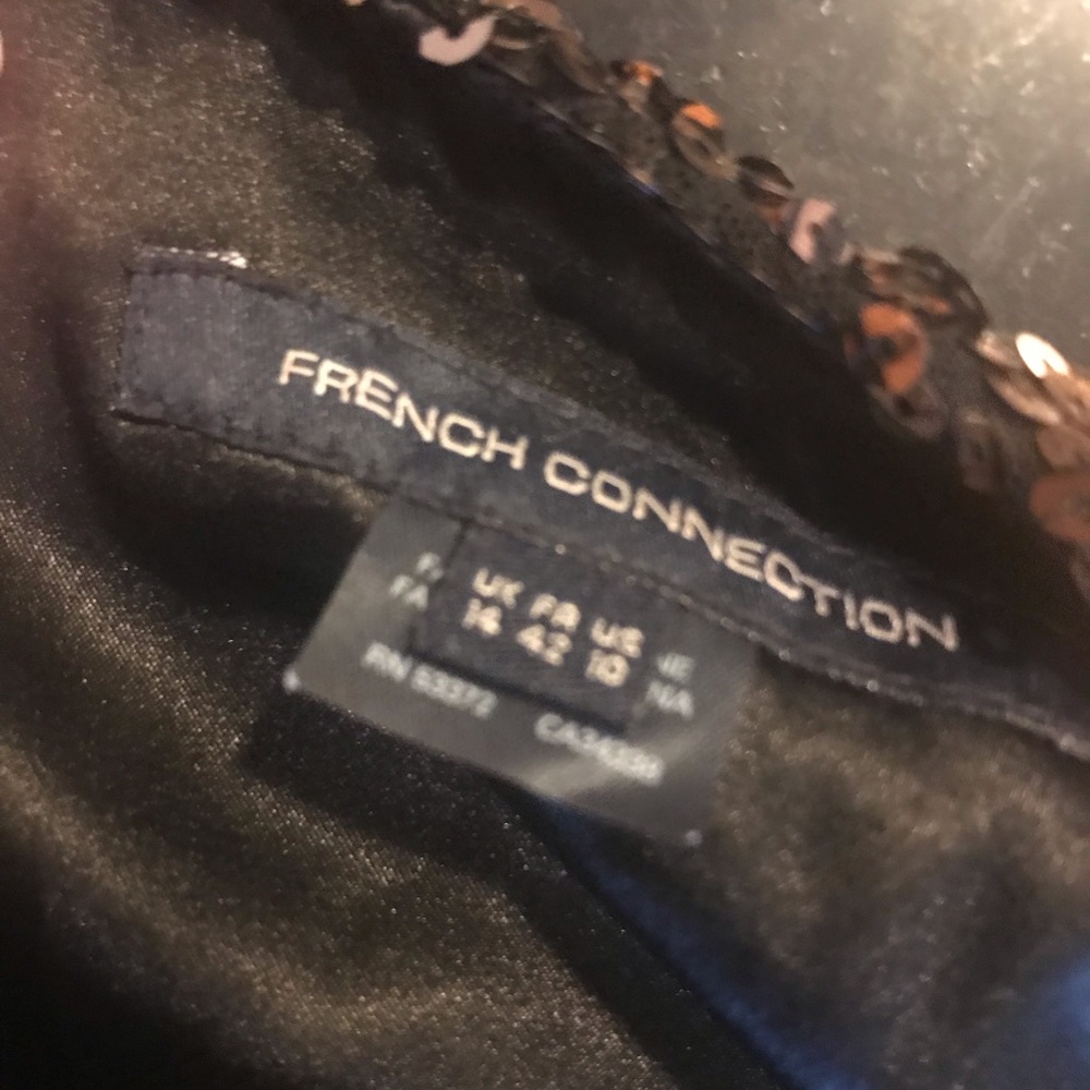 French Connection Gold Sequin Dress! - Picture 5 of 7